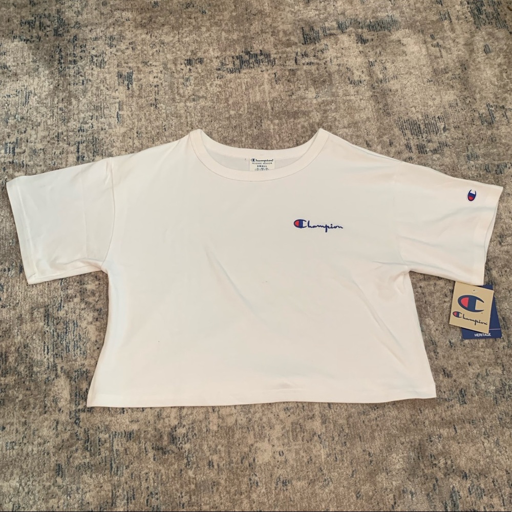 Champion crop tee shirt NWT